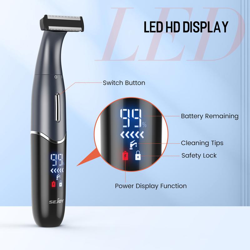 Sejoy 6 in 1 Electric Razors for Women&Men, for Face, Eyebrow, Nose, Arms, Legs and Bikini, Pubic Hair, Wet&Dry Painless Razor