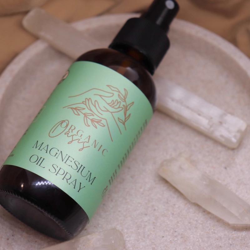 Organic Magnesium Oil Spray, Organic Shop Oasis Skincare Body Care Daily