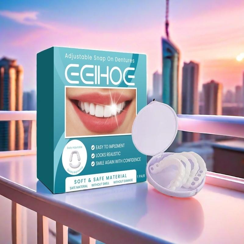 EELHOE Adjustable Buckle Denture, Temporary Fillings Interdental Fillings Orthodontic Denture Kits Whitening Oral