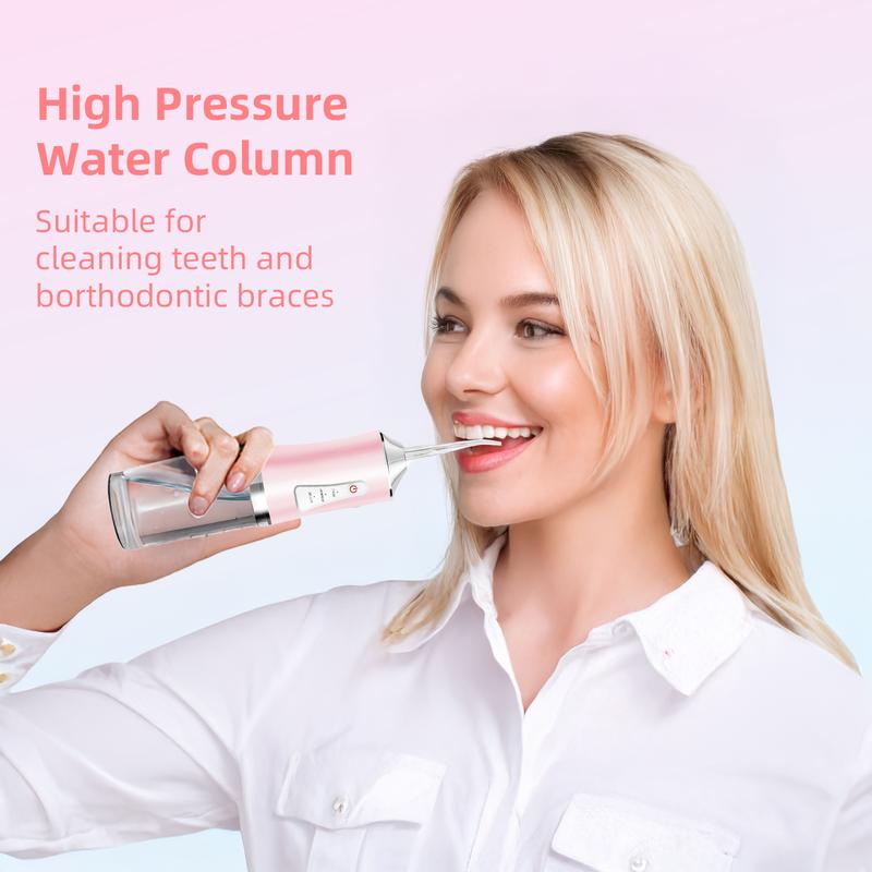 Polyhymnia UltraClean Water Flosser with 4 Interchangeable Jet Tips, Portable Oral Irrigator, Halloween Gift