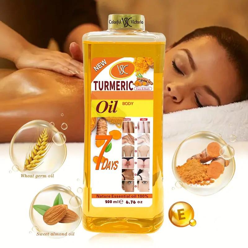 3pcs Turmeric soap+1pc Turmeric Massage Oil and  for cleansing and moisturizing Moisturizer Skincare Nourishing Oil Control Body Care Hydrating Set Moisture Cleanser Body Wash