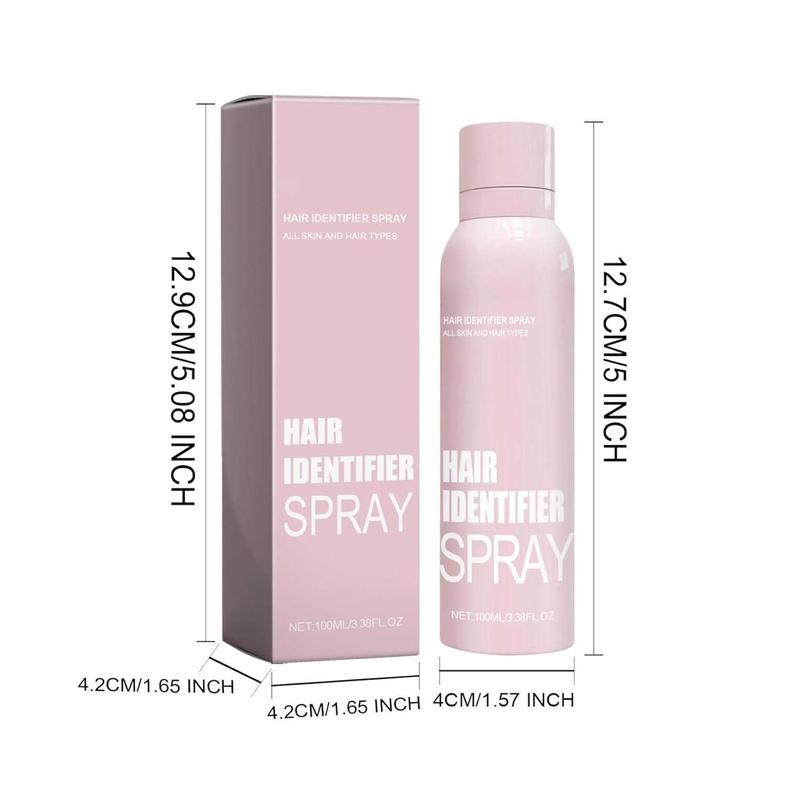 Hair Identifier Spray (120ml, aluminum can)- Precision Facial Razor Set for Smooth Skin, Enhanced Visibility, and Skincare Absorptio - Non-Comedogenic