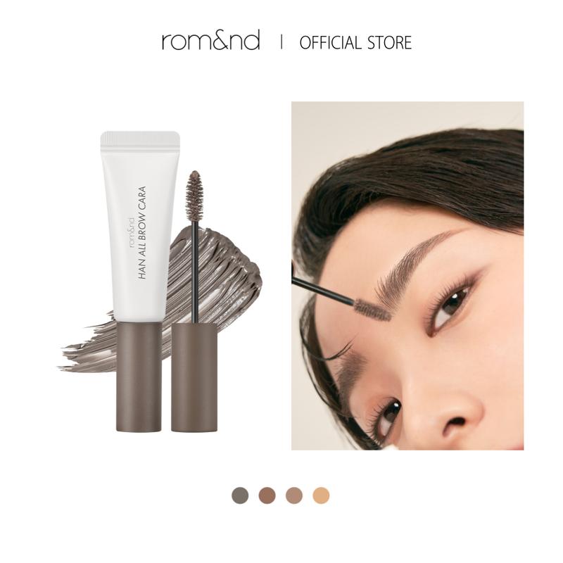 [rom&nd Official Shop] rom&nd Han All Brow Cara 9g, Tinted Eyebrow Mascara, Long Lasting, Eyebrow Fixing,Matte, Beige