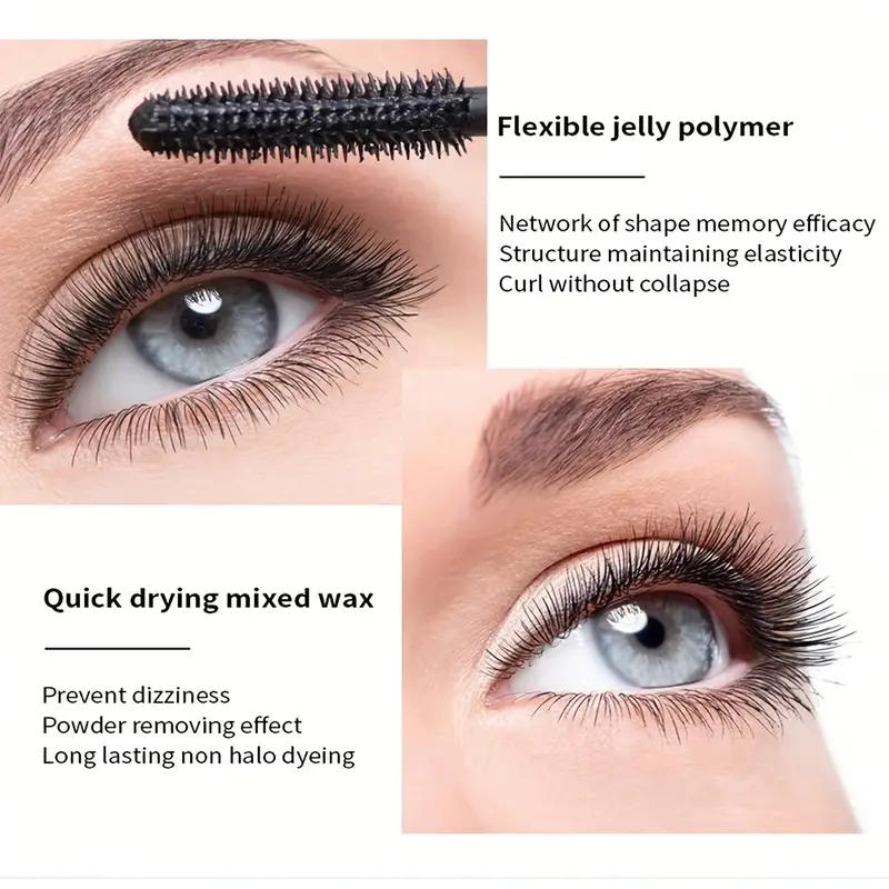 [Buy 1 Get 1 Free] 4D Silk Fiber Mascara Eyelashes Lengthening Waterproof Long Lasting Mascara Eyelashes Extension Makeup