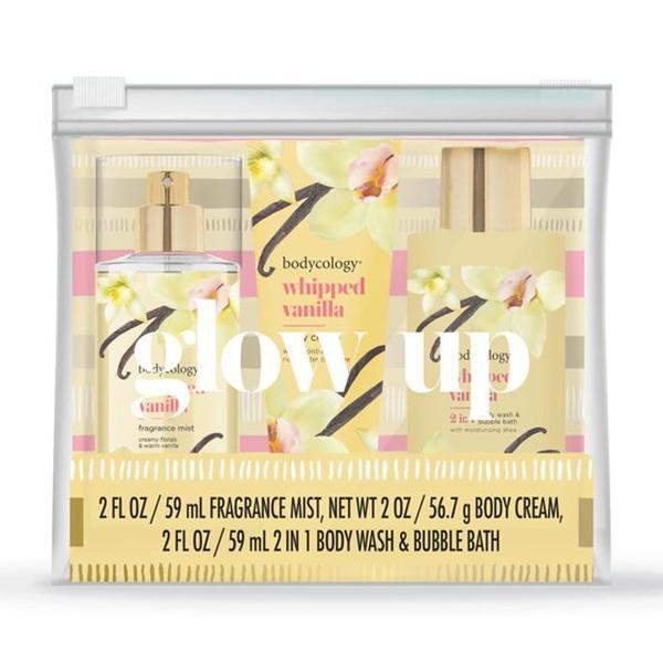 Bodycology Whipped Vanilla Body Care Gift Set, 4-Piece Collection