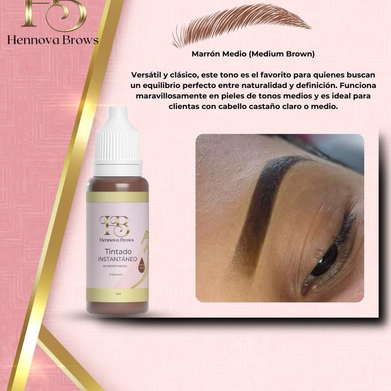 Instant eyebrow tint HennovaBrows