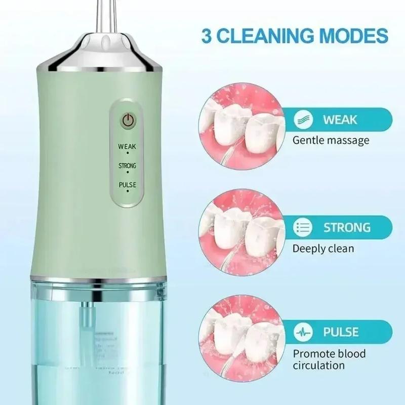 Cordless Water Flosser, 4 Jet Tips, High Pressure, Rechargeable, Perfect for Teeth & Gum Care water flosser teeth Oral