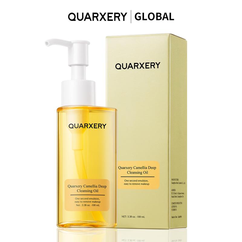 QUARXERY Deep Cleansing Oil, Facial Cleansing Oil, Makeup Remover, Cleanses without Clogging Pores, Re black friday deals sidue-Free, Fragrance and Colorant Free, All Skin Types