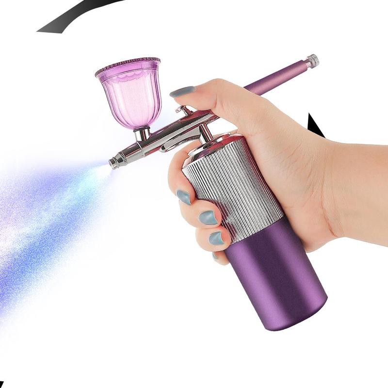 Wireless Air Compressor, Air Compressor Airbrush, Nano Oxygen Sprayer, Portable Oxygen Injection, Atomization, Airbrush, Moisturising Skin Care Spray Gun, Christmas Gift