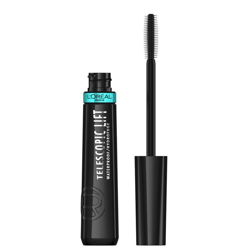 L'Oreal Paris Telescopic Lift Waterproof Makeup Mascara, 36HR Wear, Black, 0.33 fl oz