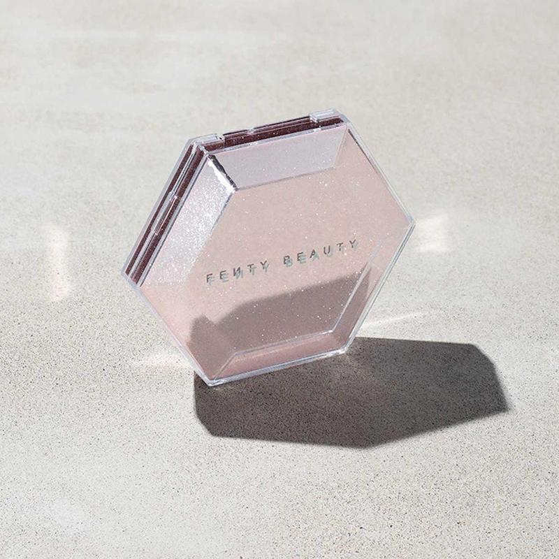 Fenty Beauty Diamond Bomb All-Over Diamond Veil + Kabuki Brush Face & Body Shimmer Duo