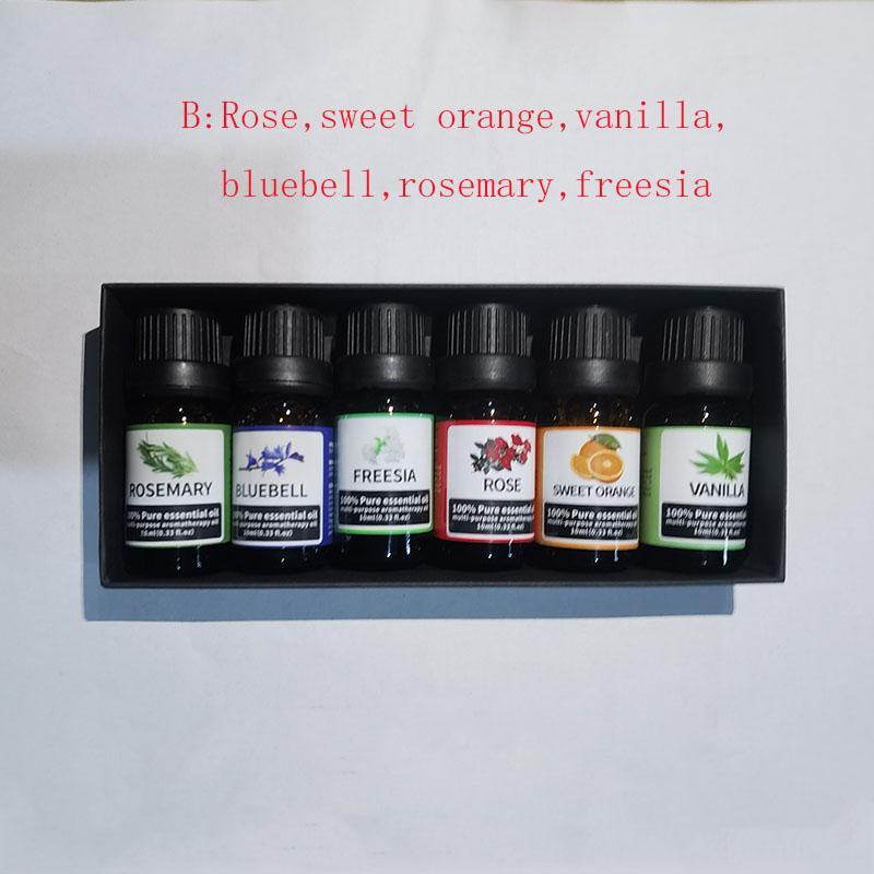 1 Box Organic Essential Oil, Aromatherapy Diffusers Oil, Skin Care Body Massage Oil for Diffuser, Humidifier, Skin Moisturizer, Home Decor, Spa, Bath, Shower, Christmas Gift