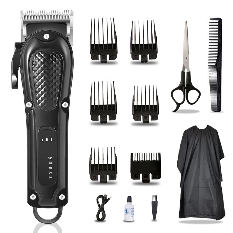  Cordless Beard  hair Trimmer for Men - Rechargeable Grooming Kit for Facial Hair - Beard Trimmer & Groomer