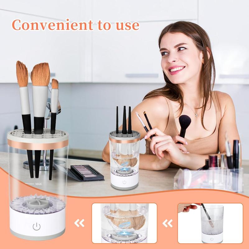 UV Light Deep Clean Makeup Brush Cleaner For Any Size Brush Easy Cleansing Cosmetic makeup  brush