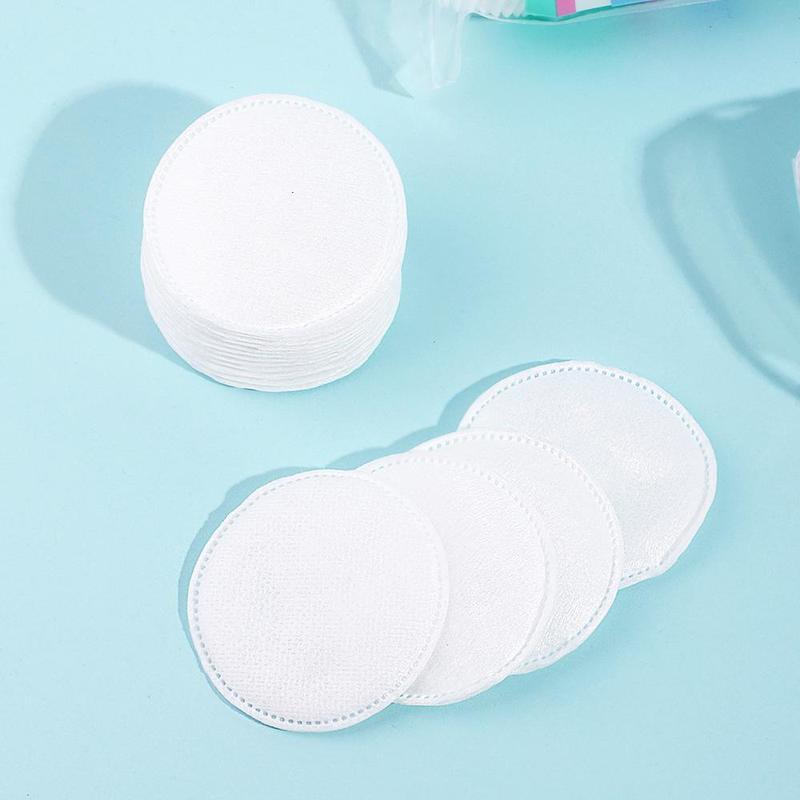 Double-sided Makeup Remover Pads, 100pcs Soft Breathable Makeup Remover Pads, Facial Cleansing Pads for Daily Use, Makeup Tools for Home and Travel