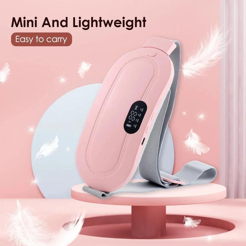 Portable Cordless Heating Pad, Electric Waist Belt Device, Fast Heating Pad With 3 Heat Levels And 4 Massage Modes, Back Or Belly Heating Pad For Women And Girl electric heating