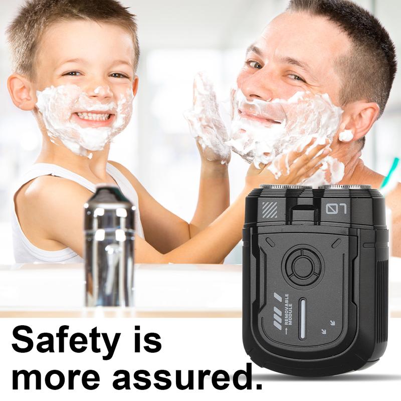 GHH K002 Electric Mechanical Beard Shaver for Men - Portable Shaver with Large Battery Capacity IP7 Waterproof Rechargeable Comfort