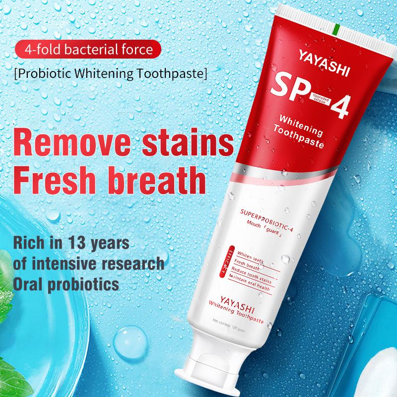 SP-4 Toothpaste Oral Health Management, Fresh Breath，Colour Corrector - Tooth Stain Concealer, Teeth Brightening Booster healthy toothpaste pasta dental