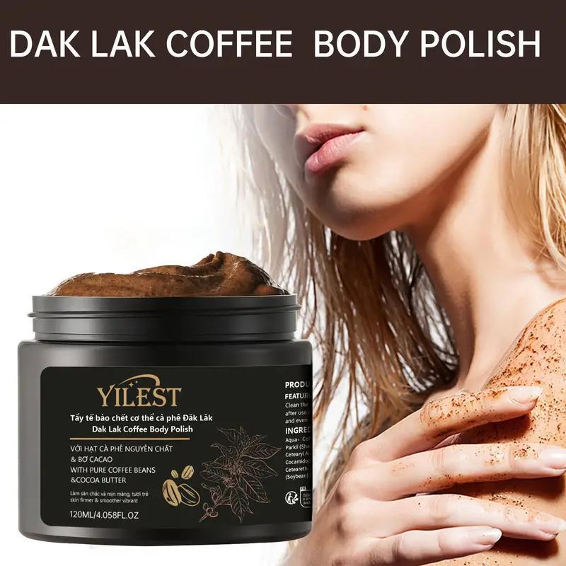 Coffee Extract Body Scrub, Deep Pore Cleansing & Exfoliating Body Scrub, Nourishes & Brightens Skin, Paraben-free for All Skin Types