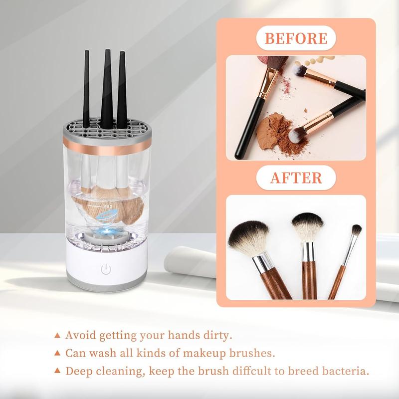 UV Light Deep Clean Makeup Brush Cleaner For Any Size Brush Easy Cleansing Cosmetic makeup  brush