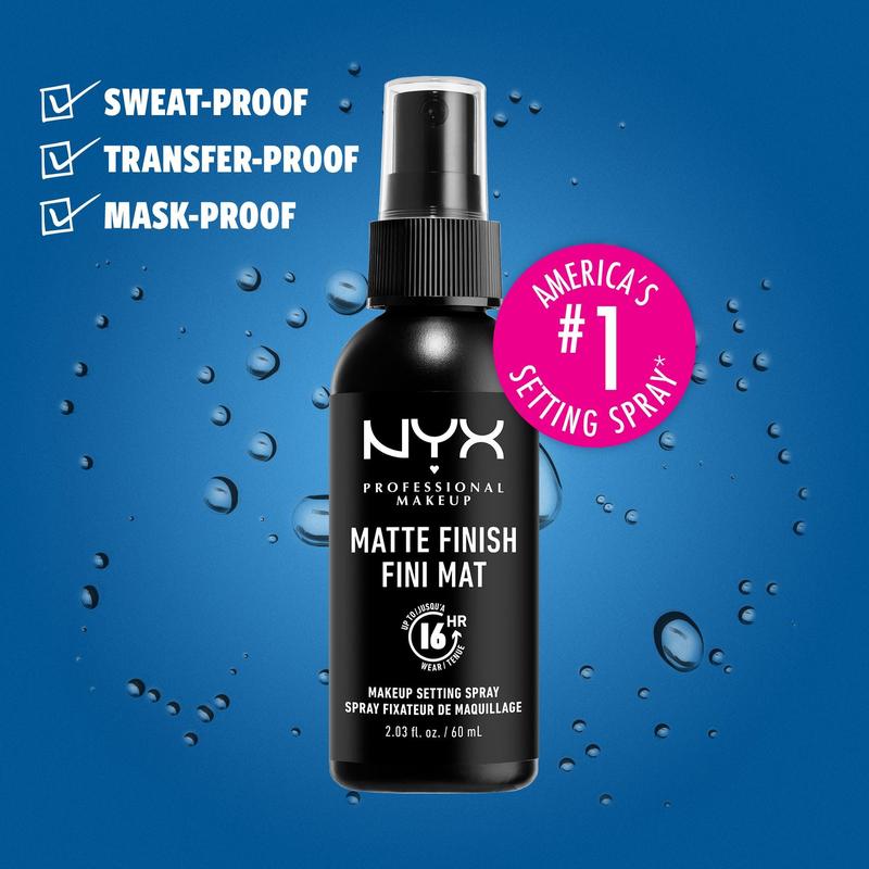 Makeup Setting Spray, Matte Finish, Vegan Long Lasting Formula, NYX Professional Makeup