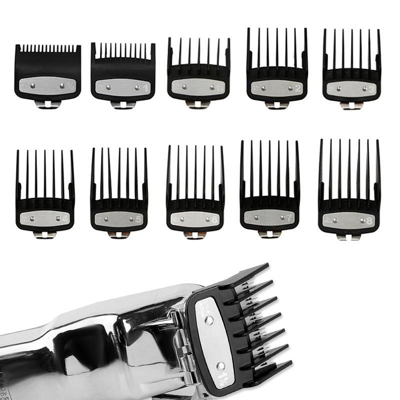 Hair Clipper Limit Comb Set, 10pcs set Replaceable Hair Clipper Guards, Professional Hair Styling Tool for Salon & Barber Shop, Gift for Christmas