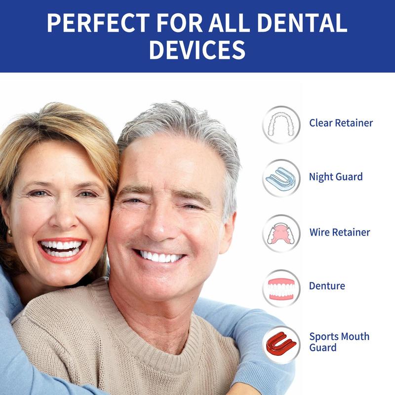 Retainer Cleaner, 100pcs box Denture Cleaner, Oral Care Products for Men & Women, Denture Care Products for Daily Use