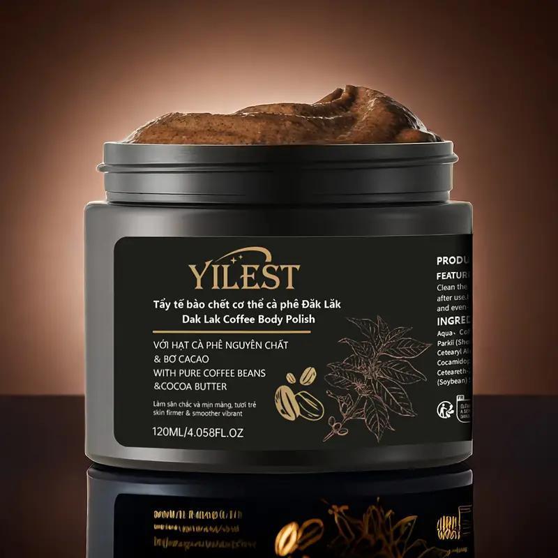 Coffee Extract Body Scrub, Deep Pore Cleansing & Exfoliating Body Scrub, Nourishes & Brightens Skin, Paraben-free for All Skin Types