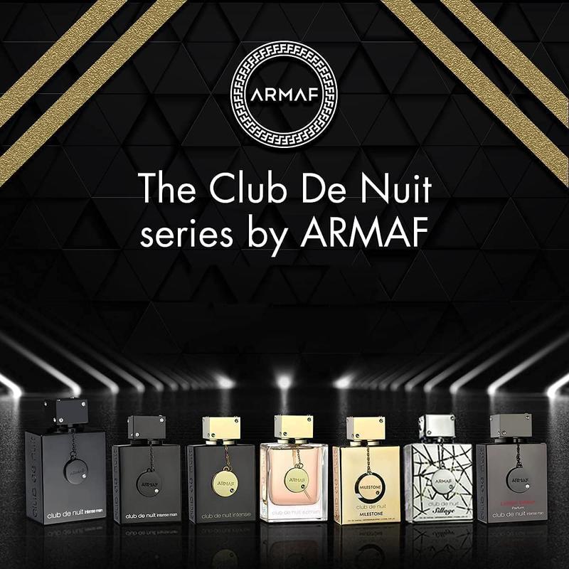 Armaf Club de Nuit Intense Men Eau De Toilette Spray for Men 3.6 Oz, Woody Citrus Scent Perfume Scented