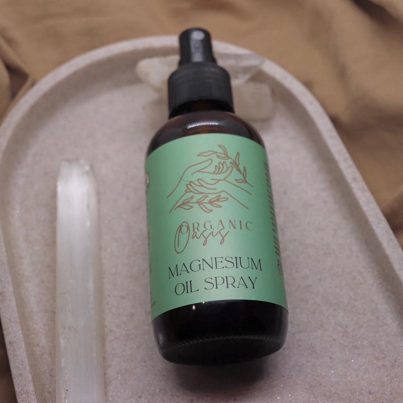 Organic Magnesium Oil Spray, Organic Shop Oasis Skincare Body Care Daily