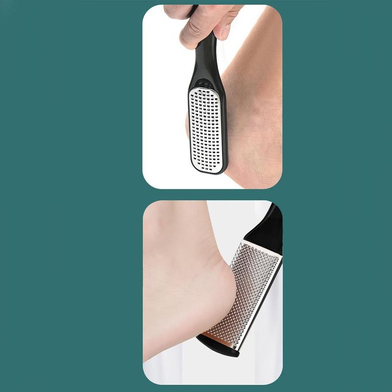 2pcs Foot Cleaning Brush And Callus Remover Set, Pedicure Tool Set with Handle, Professional Foot Care Tools for Men & Women