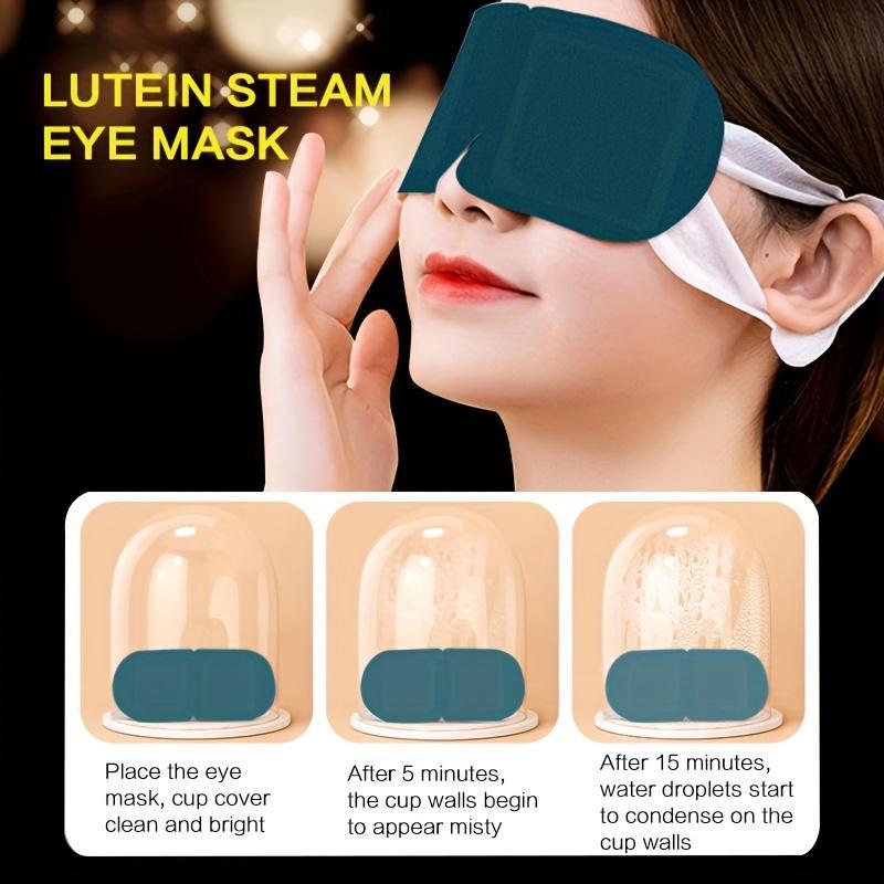 Disposable Eye Mask, 10 20pcs Leaflet Design Self-heating Eye Mask, Travel Eye Cover, Eye Care Product for Women & Men, Christmas Gift