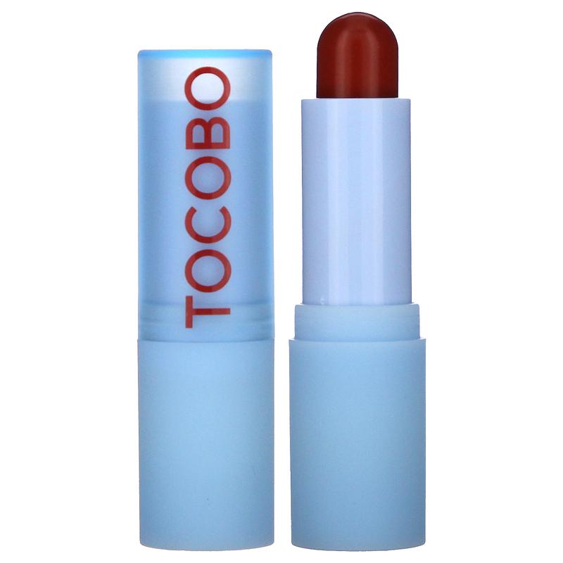 Tocobo Glass Tinted Lip Balm, 013 Tangerine Red, 0.12 oz (3.5 g)