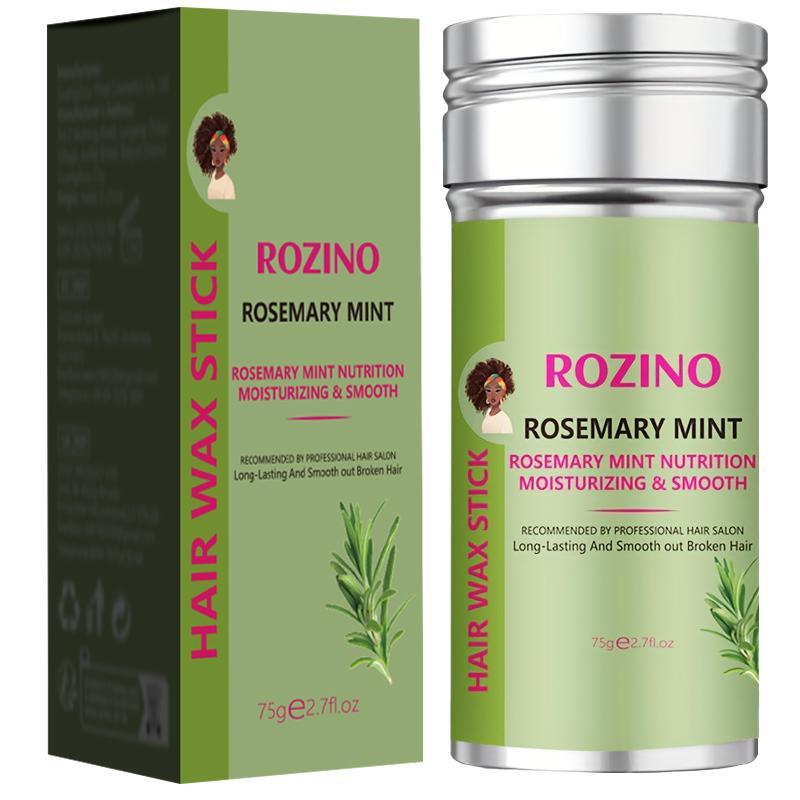 75g Rosemary Mint Hair Wax Stick, Hair Taming Wax Stick, Fizz Smoothing Product for Women & Men, Summer Gift