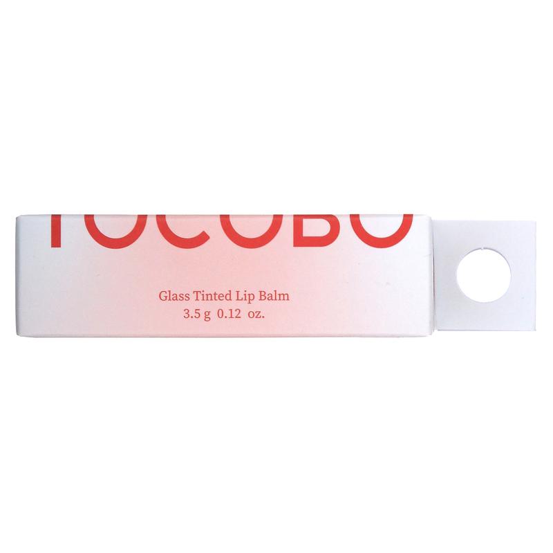 Tocobo Glass Tinted Lip Balm, 013 Tangerine Red, 0.12 oz (3.5 g)