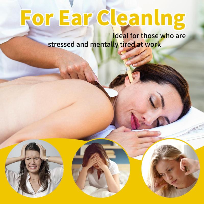 Wax Ear Candle, 20pcs set Ear Cleaning Candle, Ear Wax Removal Tool for Women & Men, Ear Care Product for Daily Use