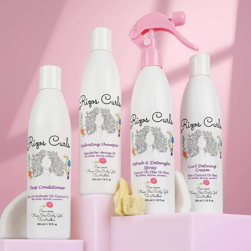 The Complete Rizos Curls 4-Step Bundle For Curly, Coily and Wavy Hair Gentle Nourishing Haircare