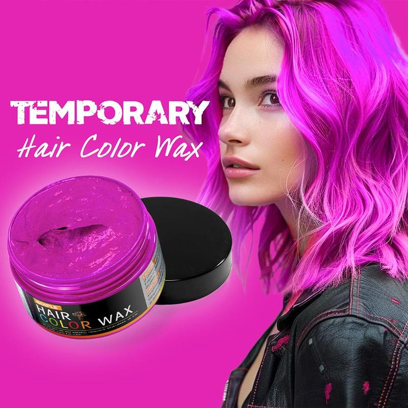 Temporary Hair Color Wax, Long-lasting Safe DIY Hair Color Cream, Easy To Wash Hair Dye Mud, Daily Party Cosplay Men & Women, Christmas, Christmas Gift