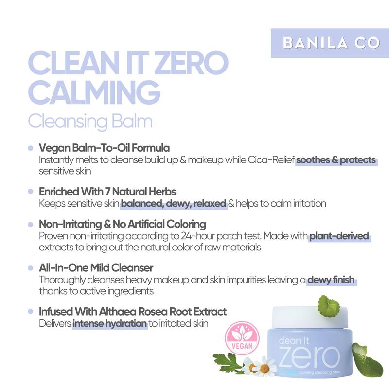 Clean It Zero Calming Cleansing Balm | Perfect for Sensitive Skin | 100ML