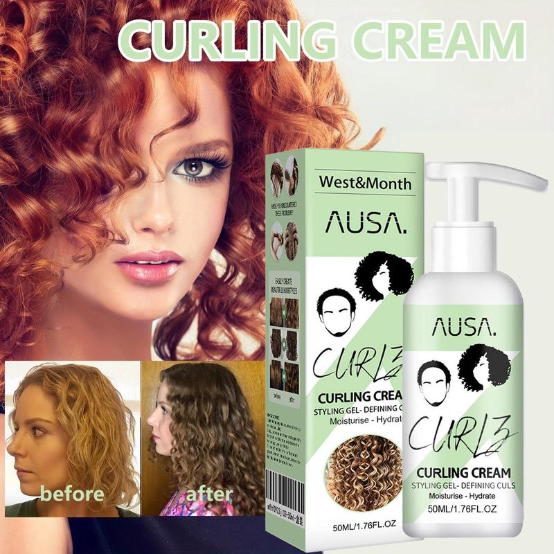 Curly Elastin Cream, 1 Count Long Lasting Moisturizing Hair Styling Product For Women & Girls