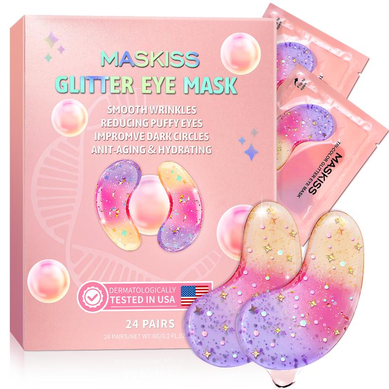 MASKISS  Collagen Eye Mask, Moisturizing Eye Mask, Hydrating Under Eye Patches for Puffy Eyes and Dark Circles