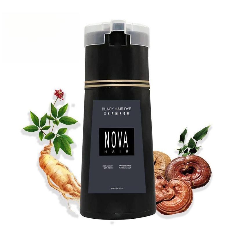 Nova Hair Dye Shampoo Hair Dye Plant Formula Does Not Hurt Hair Lazy People No Drift Haircare