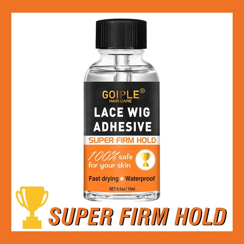 Wig Adhesive, Super Firm Hold Lace Glue for Wigs, Invisible Bonding, Fast Drying, Hair Care & Styling Product for Women and Men