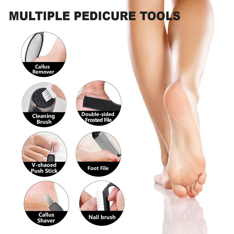 Electric Foot Filer Electric Foot Callus Remover Foot File Electric Callus Remover for Feet IPX7 Waterproof Electric Foot Sander Pedicure Kit Rechargeable Upgrade High Power & LED Display