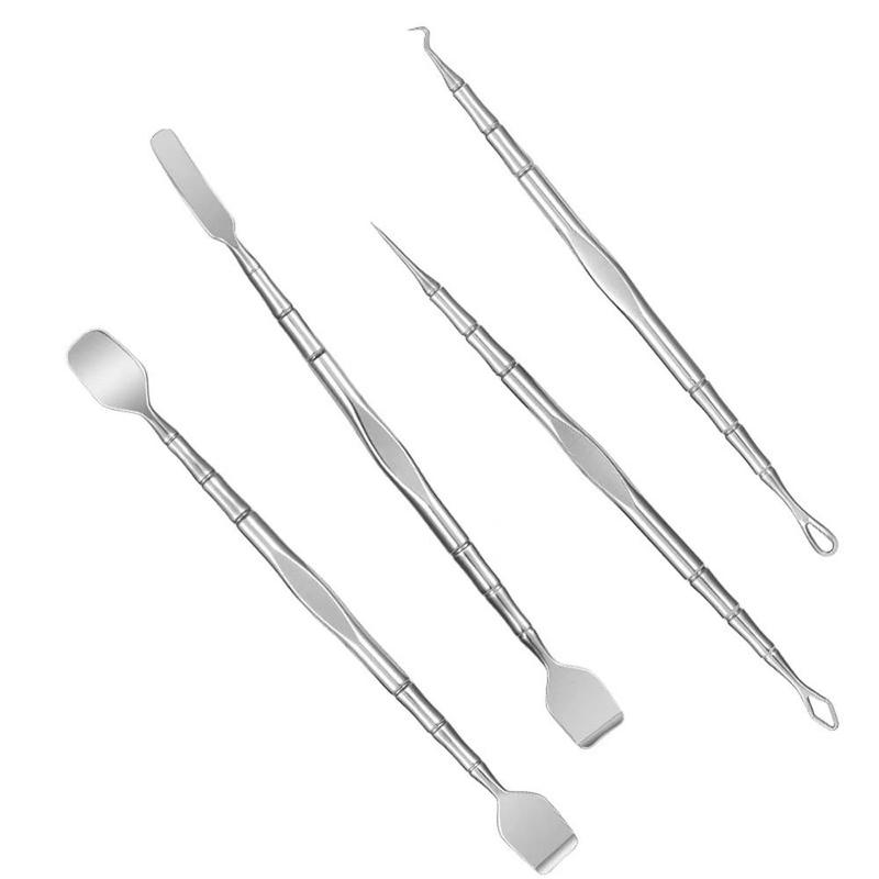 Double-ended Blackhead Cleaning Tool, Stainless Steel Blackhead Extractor Tool, Facial Skin Care Tool for Women & Men