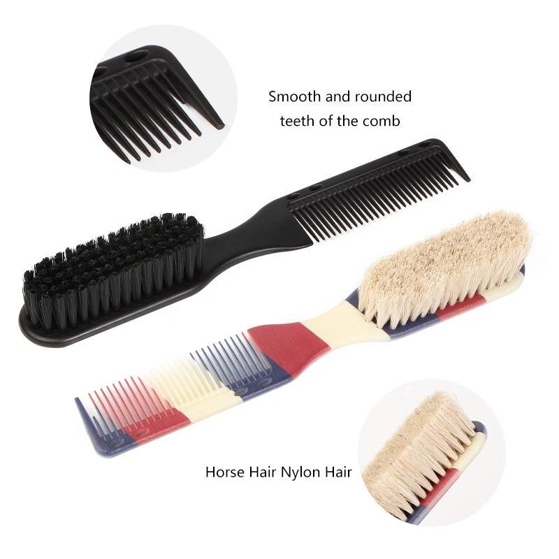 Double-sided Beard Styling Brush, 1 Count Professional Beard Styling Comb, Hair Styling Tool for Men, Hairdressing Comb for Salon, Barber Shop