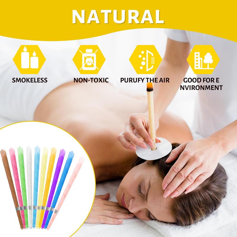 Wax Ear Candle, 20pcs set Ear Cleaning Candle, Ear Wax Removal Tool for Women & Men, Ear Care Product for Daily Use