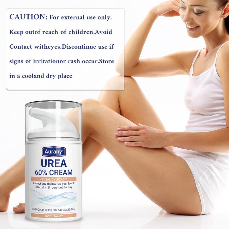 Urea & Salicylic Acid Foot Cream, Deep Moisturizing Foot Care Lotion, Exfoliating Foot Care Moisturizer for Dry Cracked Skin, Body Care Products