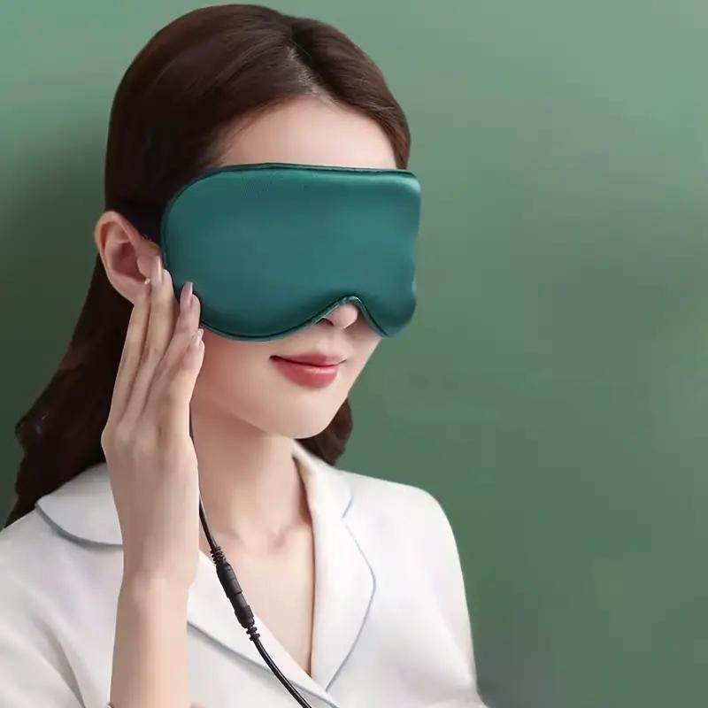 Soft Imitation Silk Sleep Mask, 1 Count Reusable Sleep Eye Cover, Soft Eye Mask For Sleeping Travel Yoga & Nap, Christmas Gift