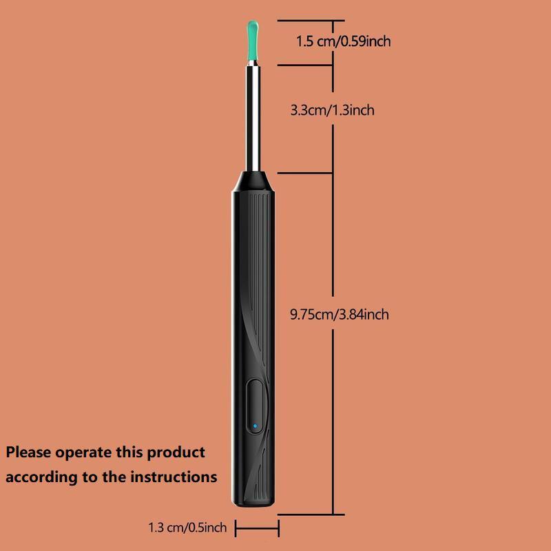 Rechargeable Ear Wax Removal Tool, Ear Cleaner with Camera & Accessories, Ear Wax Removal Kit, Ear Cleaning Tool for Adults & Children, Christmas Gift